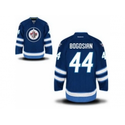 Winnipeg Jets #44 Zach Bogosian Blue Hockey NHL Jersey