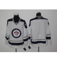 Winnipeg Jets Blank white color ice Hockey