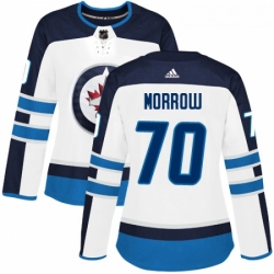 Womens Adidas Winnipeg Jets 70 Joe Morrow Authentic White Away NHL Jerse