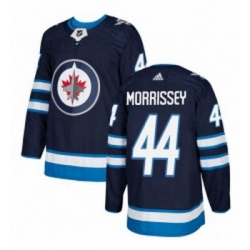 Youth Adidas Winnipeg Jets 44 Josh Morrissey Authentic Navy Blue Home NHL Jersey 