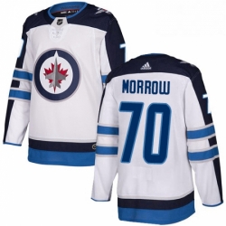 Youth Adidas Winnipeg Jets 70 Joe Morrow Authentic White Away NHL Jerse