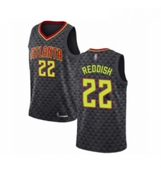 Womens Atlanta Hawks 22 Cam Reddish Authentic Black Basketball Jersey Icon Edition 