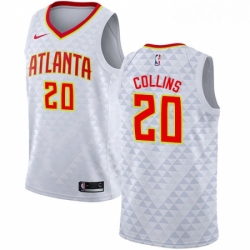 Womens Nike Atlanta Hawks 20 John Collins Authentic White NBA Jersey Association Edition 