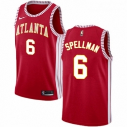 Womens Nike Atlanta Hawks 6 Omari Spellman Authentic Red NBA Jersey Statement Edition 