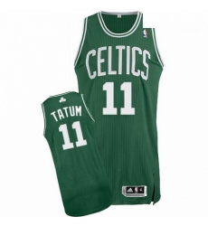Boston Celtics 11 Jayson Tatum Green Stitched NBA Jersey 