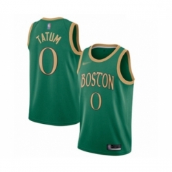Celtics 0 Jayson Tatum Green Basketball Swingman City Edition 2019 20 Jersey