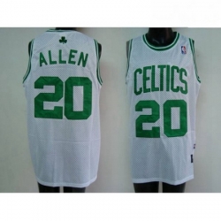 Celtics 20 Ray Allen Stitched White NBA Jersey