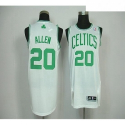 Celtics 20 Ray Allen White Revolution 30 Stitched NBA Jersey