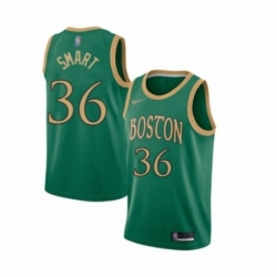 Celtics 36 Marcus Smart Green Basketball Swingman City Edition 2019 20 Jersey