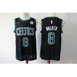 Celtics 8 Kemba Walker Black Nike Swingman Jersey