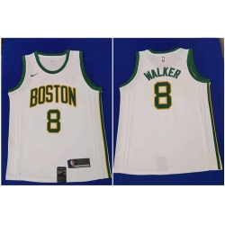 Celtics 8 Kemba Walker White City Edition Nike Swingman Jersey