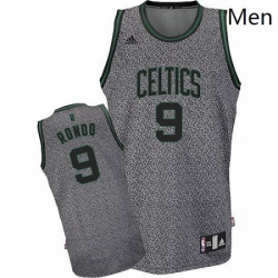 Celtics 9 Rajon Rondo Grey Static Fashion Stitched NBA Jersey 