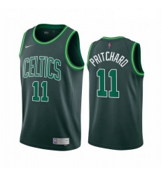 Men Boston Celtics 11 Payton Pritchard Green NBA Swingman 2020 21 Earned Edition Jersey