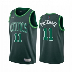 Men Boston Celtics 11 Payton Pritchard Green NBA Swingman 2020 21 Earned Edition Jersey