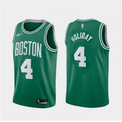 Men Boston Celtics 4 Jrue Holiday Green 2023 Icon Edition Stitched Basketball Jersey