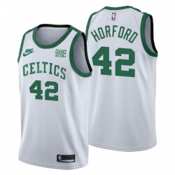 Men Boston Celtics 42 Al Horford Men Nike Releases Classic Edition NBA 75th Anniversary Jersey White