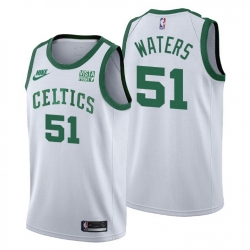 Men Boston Celtics 51 Tremont Waters Men Nike Releases Classic Edition NBA 75th Anniversary Jersey White