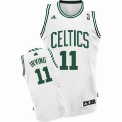 Mens Adidas Boston Celtics 11 Kyrie Irving Swingman White Home NBA Jersey 