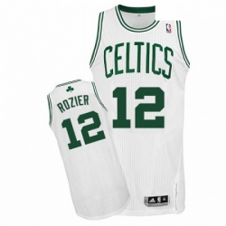 Mens Adidas Boston Celtics 12 Terry Rozier Authentic White Home NBA Jersey 