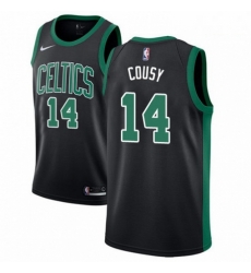 Mens Adidas Boston Celtics 14 Bob Cousy Authentic Black NBA Jersey Statement Edition