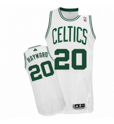 Mens Adidas Boston Celtics 20 Gordon Hayward Authentic White Home NBA Jersey 