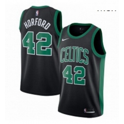 Mens Adidas Boston Celtics 42 Al Horford Swingman Black NBA Jersey Statement Edition