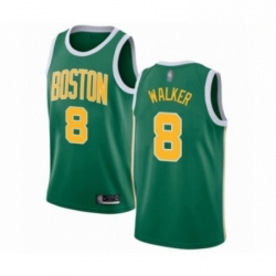 Mens Boston Celtics 8 Kemba Walker Green Swingman Jersey Earned Edition 