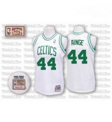 Mens Mitchell and Ness Boston Celtics 44 Danny Ainge Authentic White Throwback NBA Jersey