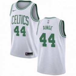 Mens Nike Boston Celtics 44 Danny Ainge Authentic White NBA Jersey Association Edition