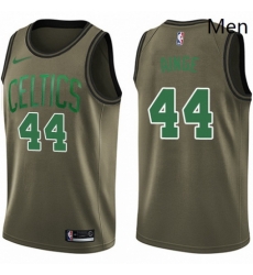 Mens Nike Boston Celtics 44 Danny Ainge Swingman Green Salute to Service NBA Jersey