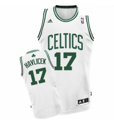 Womens Adidas Boston Celtics 17 John Havlicek Swingman White Home NBA Jersey