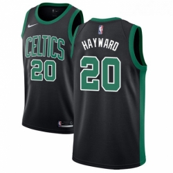 Womens Adidas Boston Celtics 20 Gordon Hayward Authentic Black NBA Jersey Statement Edition 