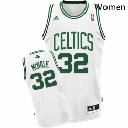 Womens Adidas Boston Celtics 32 Kevin Mchale Swingman White Home NBA Jersey 