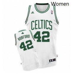 Womens Adidas Boston Celtics 42 Al Horford Swingman White Home NBA Jersey