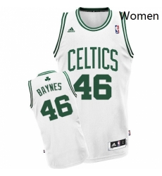Womens Adidas Boston Celtics 46 Aron Baynes Swingman White Home NBA Jersey 