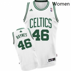 Womens Adidas Boston Celtics 46 Aron Baynes Swingman White Home NBA Jersey 