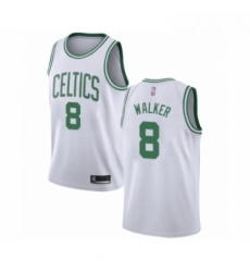 Womens Boston Celtics 8 Kemba Walker Swingman White Basketball Jersey Association Edition 