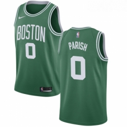 Womens Nike Boston Celtics 0 Robert Parish Swingman GreenWhite No Road NBA Jersey Icon Edition 