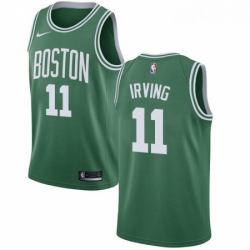 Womens Nike Boston Celtics 11 Kyrie Irving Swingman GreenWhite No Road NBA Jersey Icon Edition 