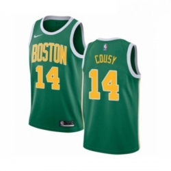 Womens Nike Boston Celtics 14 Bob Cousy Green Swingman Jersey Earned Edition