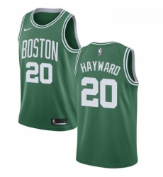 Womens Nike Boston Celtics 20 Gordon Hayward Swingman GreenWhite No Road NBA Jersey Icon Edition 