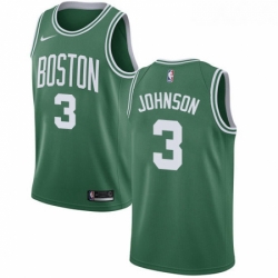 Womens Nike Boston Celtics 3 Dennis Johnson Swingman GreenWhite No Road NBA Jersey Icon Edition