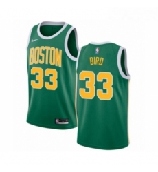 Womens Nike Boston Celtics 33 Larry Bird Green Swingman Jersey Earned Edition