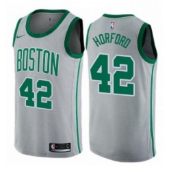 Womens Nike Boston Celtics 42 Al Horford Swingman Gray NBA Jersey City Edition