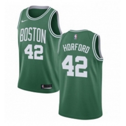 Womens Nike Boston Celtics 42 Al Horford Swingman GreenWhite No Road NBA Jersey Icon Edition