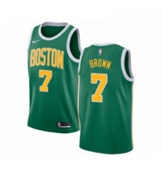 Womens Nike Boston Celtics 7 Jaylen Brown Green Swingman Jersey Earned Edition