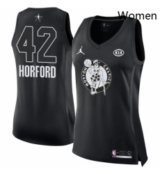 Womens Nike Jordan Boston Celtics 42 Al Horford Swingman Black 2018 All Star Game NBA Jersey