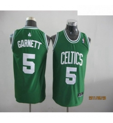 Celtics 5 Kevin Garnett Green Stitched Youth NBA Jersey