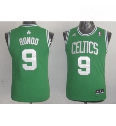 Celtics 9 Rajon Rondo Green Stitched Youth NBA Jersey 