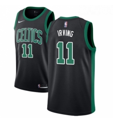 Youth Adidas Boston Celtics 11 Kyrie Irving Swingman Black NBA Jersey Statement Edition 